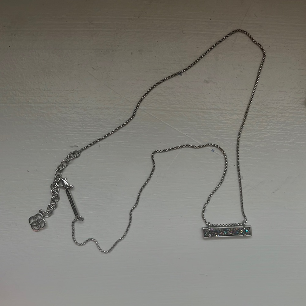 Kendra Scott Druzy Bar Necklace